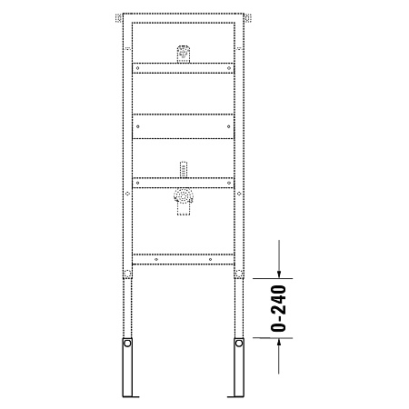 Комплект удлинения Duravit DuraSystem WD6005000000 24 см