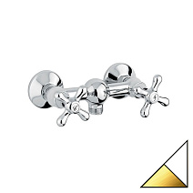 Смеситель Emmevi Deco Classic 12002BO для душа, белый/золото Смеситель Emmevi Deco Classic 12002BO для душа, белый/золото