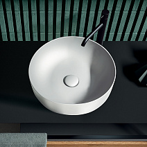 Раковина накладная Kerasan Nolita 534430 40x40 белый матовый