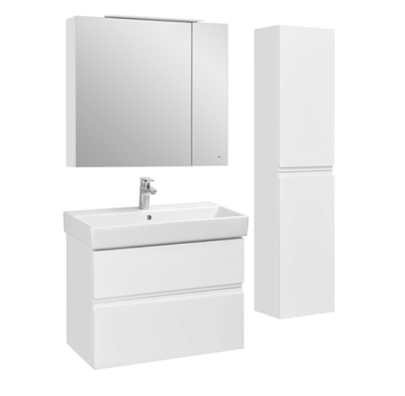 Шкаф-зеркало Roca Oleta A857647806 80 белый глянцевый