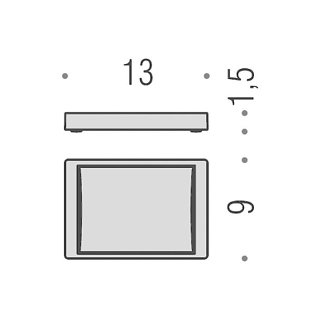 Мыльница настольная Colombo Look B1642.CR хром