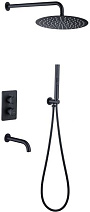 Душевой комплект Allen Brau Priority 5.31014-31 черный матовый Душевой комплект Allen Brau Priority 5.31014-31 черный матовый