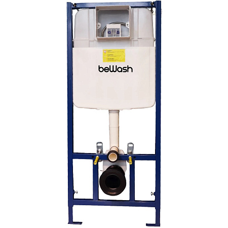 Инсталляция beWash Vago BW74 для подвесного унитаза, без клавиши смыва