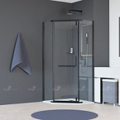 Душевой уголок RGW Hotel 350608199-14 90x90x195 прозрачное/черный