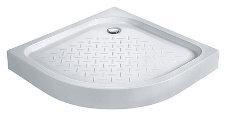 Поддон для душа из искусственного мрамора Cezares TRAY-S-R-100-550-13-W радиальный