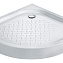 Поддон для душа из искусственного мрамора Cezares TRAY-S-R-100-550-13-W радиальный - фото 1