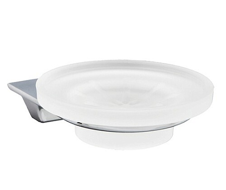 Мыльница WasserKRAFT Kammel K-8329 хром/матовое стекло