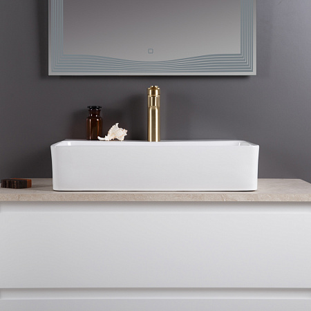 Раковина накладная BelBagno BB1338 42x60.5x13.5 белый