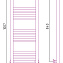 Полотенцесушитель водяной Сунержа Модус 1000х300 хром - фото 2