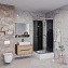 Душевая кабина Niagara Eco E90/26Q/TN/BK 90x90x195 L/R стекло тонированное/профиль серебро - фото 3