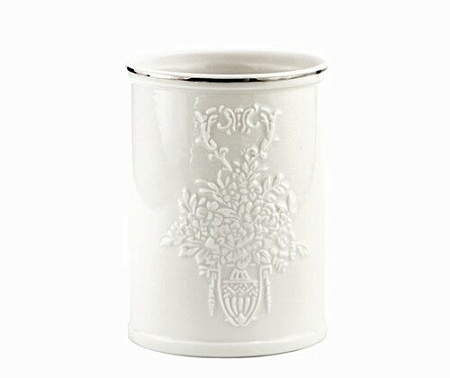 Стакан WasserKRAFT Rossel K-5728 для зубных щеток, белый