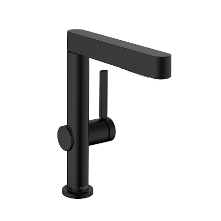 Смеситель Hansgrohe Finoris 76063670 для раковины, черный матовый