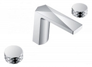 Смеситель Boheme Venturo 150-CR-DIAMOND для раковины, ручка Diamond, хром