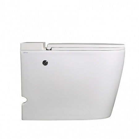 Унитаз приставной ABBER Bequem AC1114P с импульсным смывом, белый
