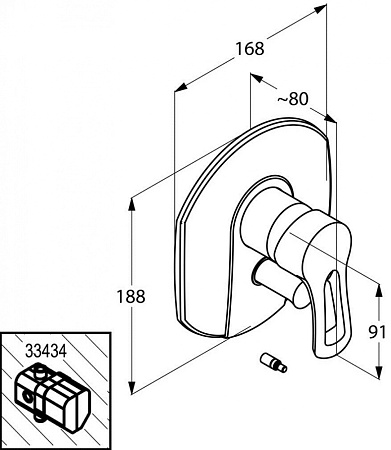 Смеситель Kludi MX 335350562 для ванны с душем