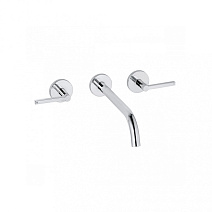 Смеситель Kludi Nova Fonte Puristic 201460515 для раковины, на три отверстия, хром Смеситель Kludi Nova Fonte Puristic 201460515 для раковины, на три отверстия, хром