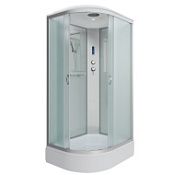 Душевая кабина Niagara Classic NG-33974-14RP 90x70x215 стекло матовое/профиль серебро