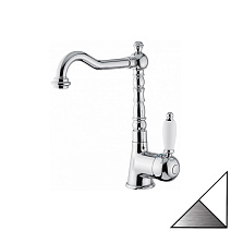 Смеситель Emmevi Laguna 40513BС для раковины, белый/хром