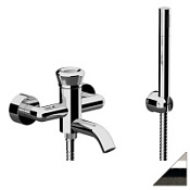 Смеситель Remer Element ET02XV для ванны с душем, сталь