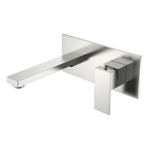 Смеситель Boheme Qubic 475-NB для раковины, никель брашированный