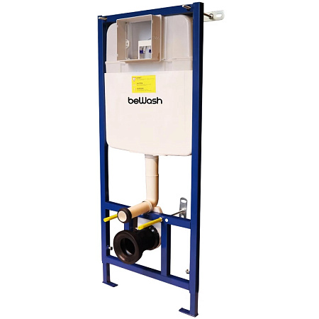 Инсталляция beWash Vago BW74 для подвесного унитаза, без клавиши смыва