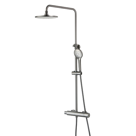 Душевая стойка Lemark Bronx LM3770GM графит