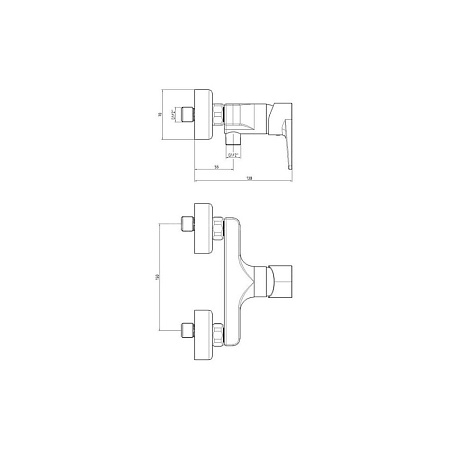 Смеситель E.C.A. Dalia 102154033EX для душа