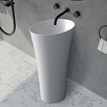 Раковина отдельностоящая ABBER Stein AS2509 белый матовый