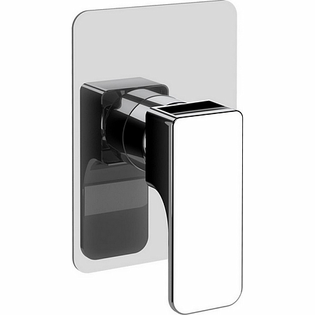 Смеситель Cisal Cubic CU00300021 для душа, внешняя часть, хром 