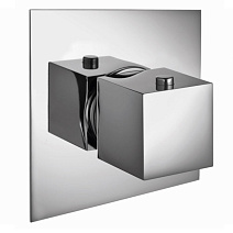 Термостат Palazzani Qadra 41258510 для душа(внешняя часть), хром