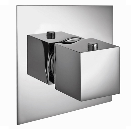 Термостат Palazzani Qadra 41258510 для душа(внешняя часть), хром