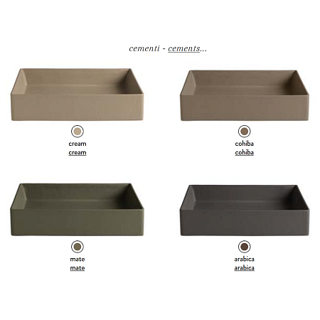 Раковина ArtCeram Scalino SCL002 22;00 55 бежевый