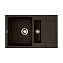 Кухонная мойка Omoikiri Sakaime 78-2-DC 78х50 тёмный шоколад