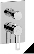 Смеситель Paffoni Ringo RIN019NO/M для душа, черный матовый Смеситель Paffoni Ringo RIN019NO/M для душа, черный матовый