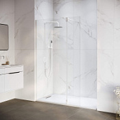 Душевая перегородка RGW Walk In WA-050W (WA-002W + Z-070W) 100x195 прозрачное/белый