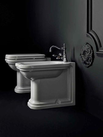 Биде напольное Kerasan Waldorf 4121K1bi/cr*1 55 см