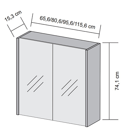 Мебель для ванной Dreja Aston 120 белый глянец