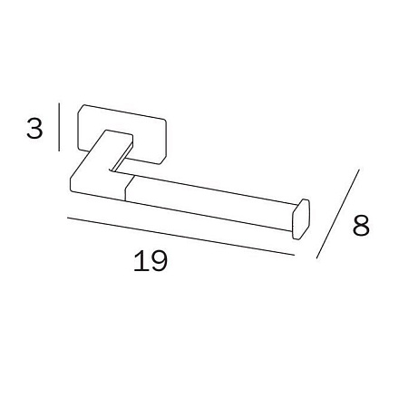 Держатель туалетной бумаги Inda Lea A1825ADR золото