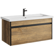 Тумба с раковиной Aqwella Urban URB0110DB 100 дуб балтийский