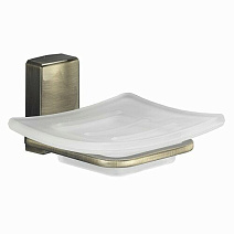 Мыльница WasserKRAFT Exter K-5229 стеклянная, светлая бронза