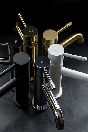 Смеситель Boheme Uno 461-MW для раковины, белый матовый