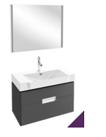 Мебель для ванной Jacob Delafon Reve 80 см, 2 ящика, сливовая