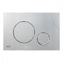 Кнопка смыва AlcaPlast THIN M772 хром матовый, хром глянцевый
