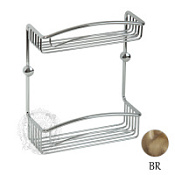 Полка-решетка с галереей Migliore Complementi 22026 двойная