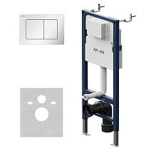 Инсталляция для унитаза AM.PM PrimeFit I012709.0201 с кнопкой смыва PrimeFit S белый глянцевый