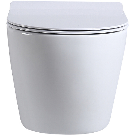 Унитаз подвесной beWash Minimal BKWHR003480 с системой микролифт, белый глянцевый