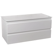 Тумба под раковину Jacob Delafon Madeleine EB2084-J5 100 со столешницей и подсветкой, белый глянец