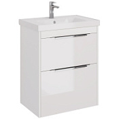 Тумба с раковиной Dreja Prime 99.9301 70 белый глянец