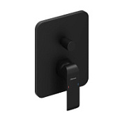 Смеситель Ravak Flat FL 065.20 X070179 с переключателем для душа черный матовый