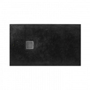 Поддон для душа Roca Terran AP1015782BC01400 140x70 с сифоном и решеткой, черный